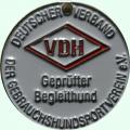 VDH Begleithunde Plakette