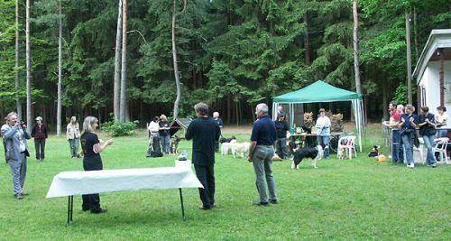 Bild von der Landesmeisterschaft Obedience 2007 auf unserer Anlage